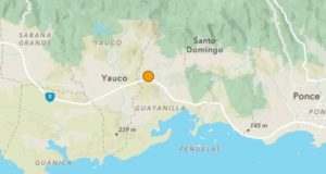 Sismo de magnitud 3.6 se registra en la madrugada al norte de Guayanilla