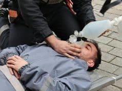 Paramédico se accidenta y termina como paciente