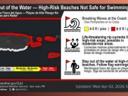 Corrientes peligrosas y lluvias intensas marcarán el fin de semana en Puerto Rico