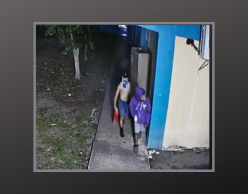 Policía interviene con malhechores que robaban en escuela