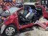 Hombre queda pillado en su vehículo tras accidente en Juncos