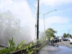 Rotura de tubería en la avenida Kennedy deja sin agua a miles de abonados
