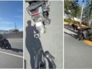 Investigan incidente entre motociclista y ciclista en Vega Baja tras video viral en redes sociales