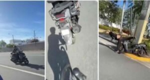 Investigan incidente entre motociclista y ciclista en Vega Baja tras video viral en redes sociales