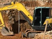 Excavación pone al descubierto construcción de ladrillo que estuvo sepultada en Mayagüez