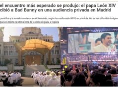 Aseguran que el Papa y Bad Bunny se reunieron en España