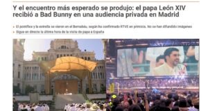 Aseguran que el Papa y Bad Bunny se reunieron en España