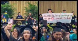 Abuchean a Presidenta de la UPR