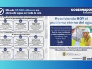 Fortaleza defiende vallas publicitarias sobre agua y no detalla costo de campaña
