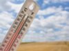 Advertencia de calor y corrientes marinas peligrosas