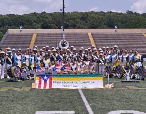 Banda Escolar de Guayanilla conquista campeonato de WAMSB USC National Championships