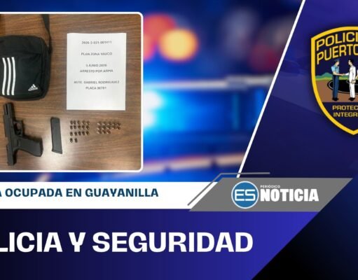Intervención por voceteo termina en arresto y ocupación de arma y municiones