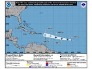 Dolly avanza a las Antillas con vientos de 40 mph