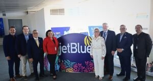 Reunión con ejecutivos de Jet Blue en busca de fortalecer alianzas e impulsar desarrollo de Mercedita