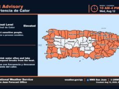 Se van las lluvias y vuelve la advertencia de calor en Puerto Rico