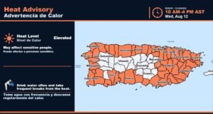Se van las lluvias y vuelve la advertencia de calor en Puerto Rico