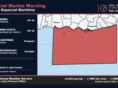 Emiten Aviso Especial Marítimo en costa sureste de Puerto Rico