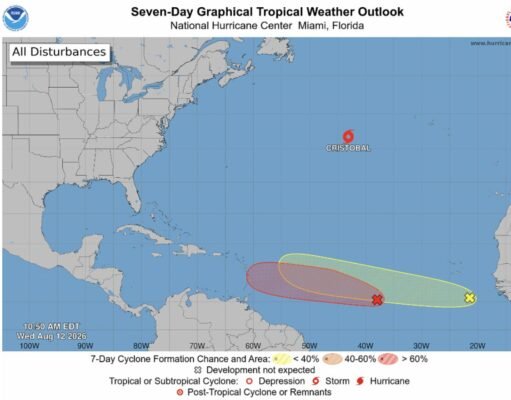 Se forma tormenta Cristóbal y no representa peligro para tierra