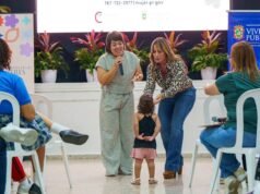 Procuradora de las Mujeres lleva orientación contra violencia de género al residencial Dr. Pila