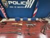 Policía ocupa arsenal de armas y municiones