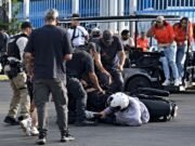 Gobernadora celebra la victoria de Hiram Torres Montalvo en Cataño y sufre caída de una motora