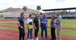 Inician reconstrucción de pista atlética en Coamo