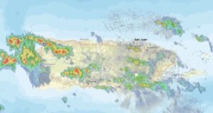 Amenaza de lluvia en el noroeste con fuertes ráfagas