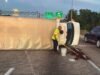 Camión se vuelca en el expreso PR-22 en Dorado y provoca fuerte congestión vehicular