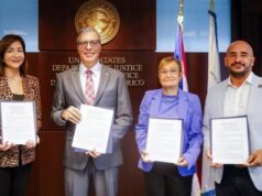 Firman acuerdo en busca de atajar la criminalidad y fraude con fondos federales